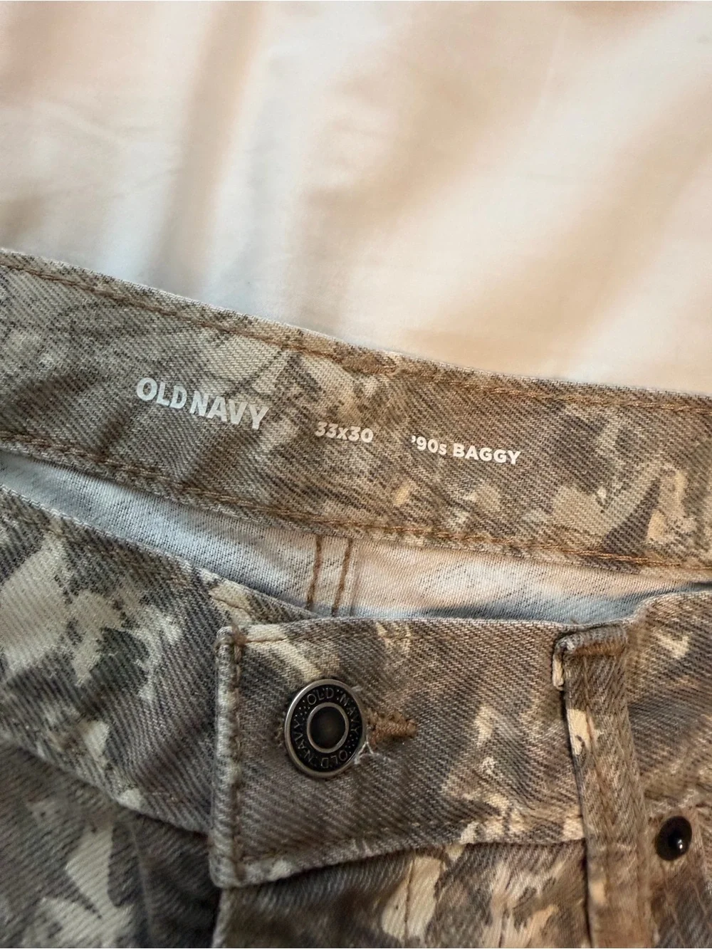 Men’s 90s Baggy Camo Pants